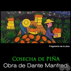 Cosecha de Piña - Artista: Dante Manfredi